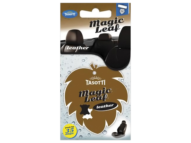 Ароматизатор сухий лист Tasotti Magic Leaf, Leather