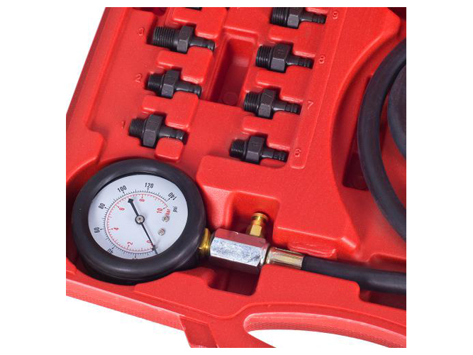Тестер давления масла Alloid для двигателя, 14 предметов (T-5042), шланг 120см