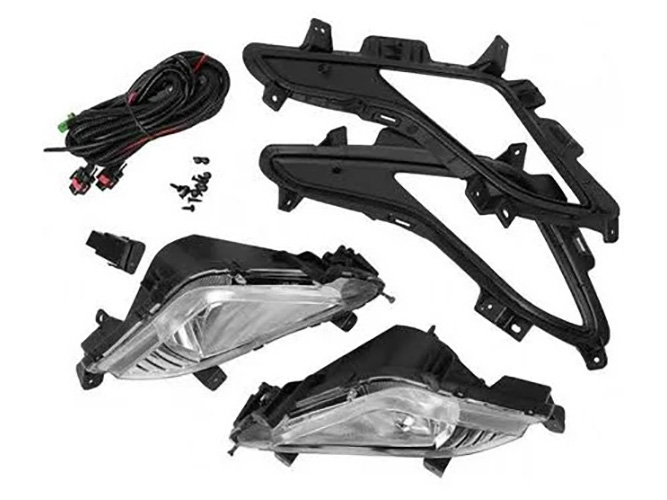 Фары дополнительные модель Hyundai Elantra 2014-16 (HY-691W)