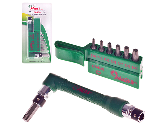 Набір вставок HANS 1/4", TORX 8 предметів (06408)