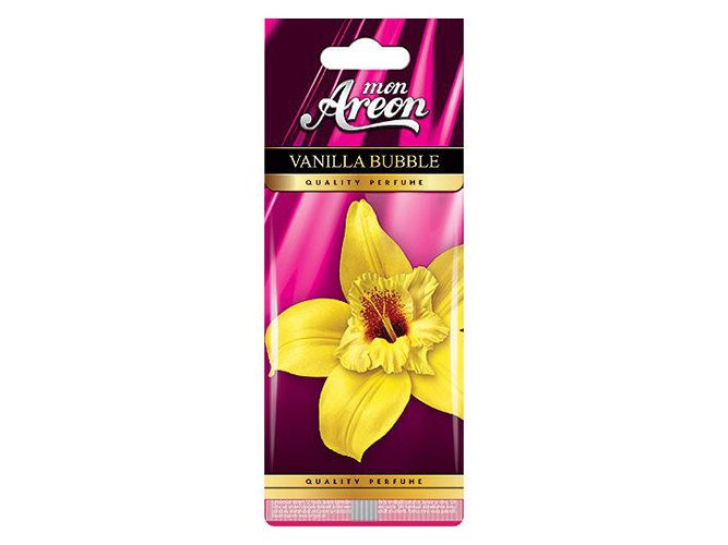 Освіжувач повітря AREON сухий листочок "Mon" Vanilla Bubble