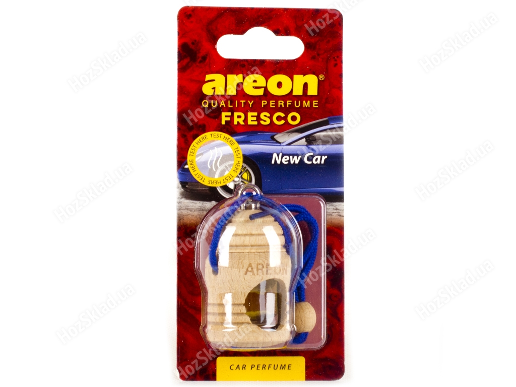 Освежитель воздуха AREON Fresco New car 4мл (деревянный корпус) 66115