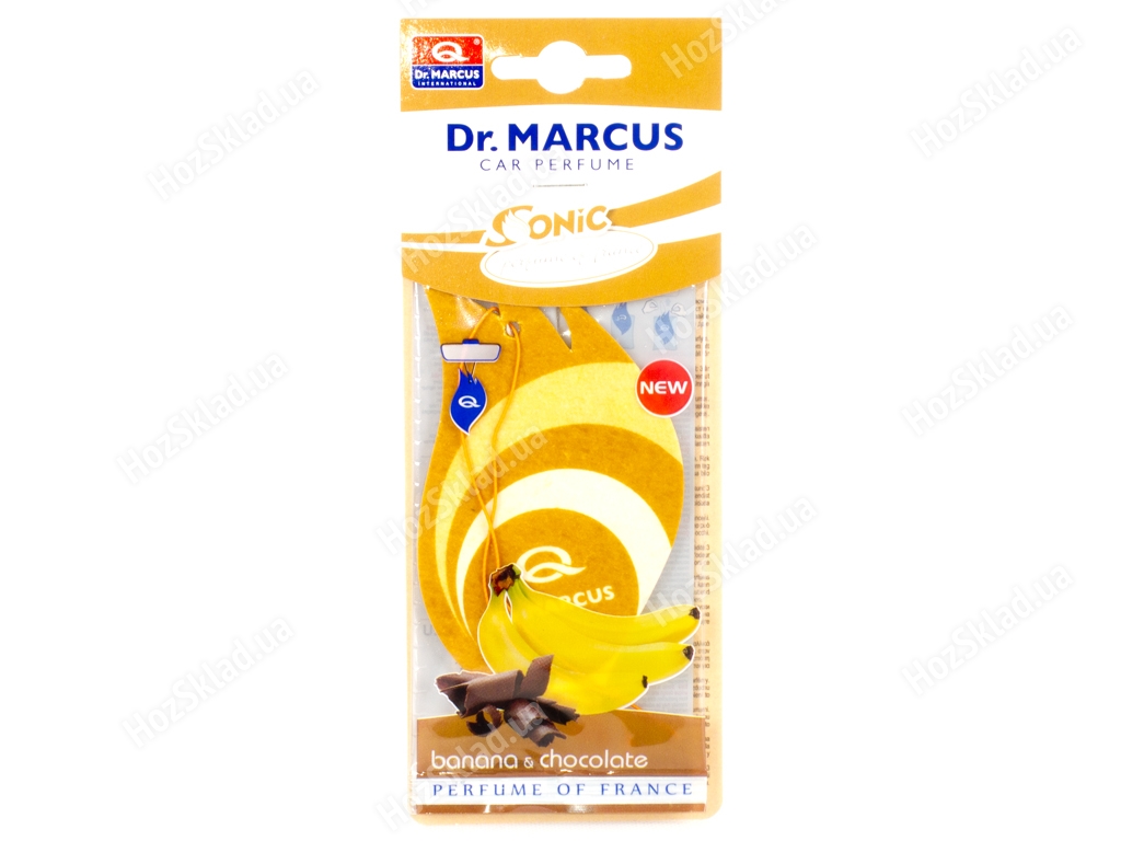 Освежитель воздуха DrMarkus SONIC сухой листик Banana&Chocolate 67679