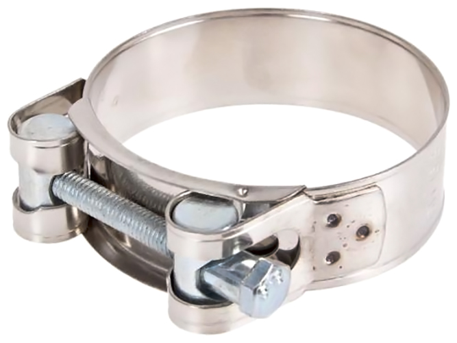 Хомут оцинкованный, усиленный, GSB, 68-73, W1, M8