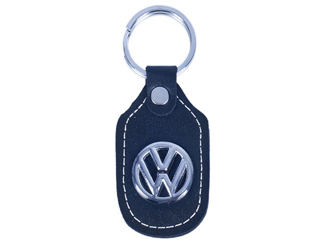 Брелок кожаный простой 1шт VOLKSWAGEN