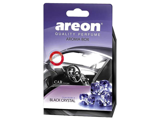 Освежитель воздуха под сидение AREON BOX Black Crystal