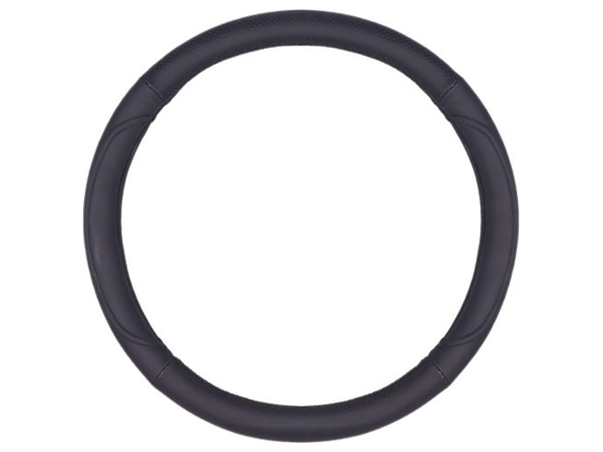 Чехол руля Vitol, 200 M, черный, перфорированная кожа