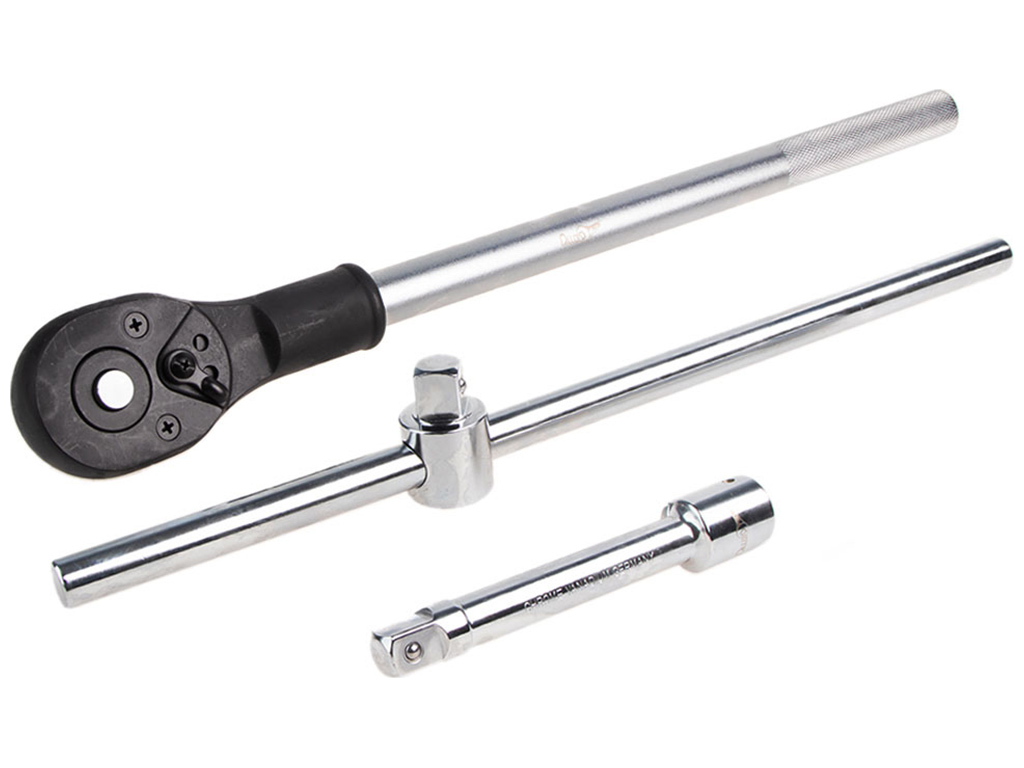 Набор головок Alloid, 19-50мм, 3/4", 12 граней (цена за набор 17 предметов)