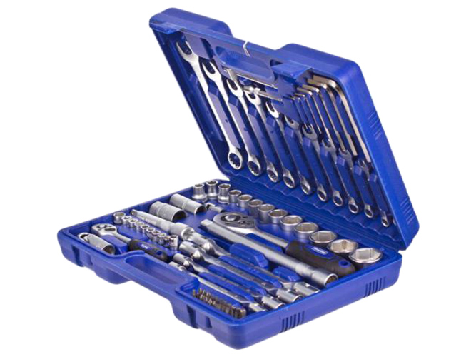 Универсальный набор инструмента Werker UN-1077П 1/4", 1/2" 77 предметов 6 граней