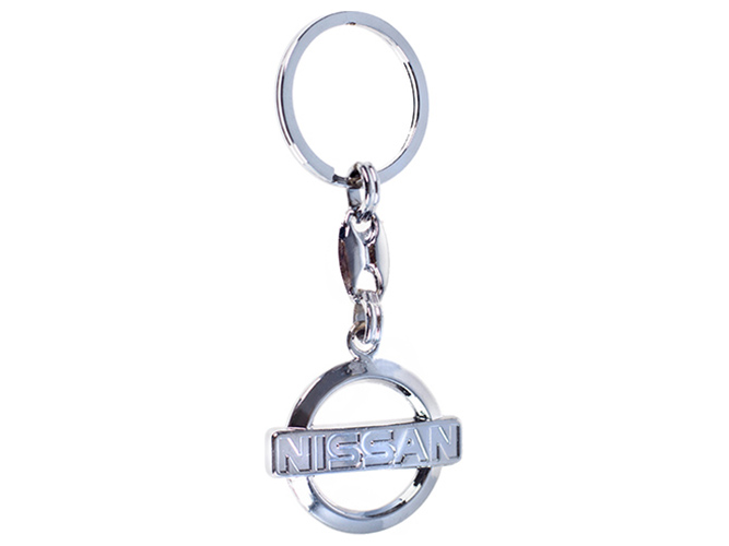 Брелок металлический дешевый 1шт NISSAN