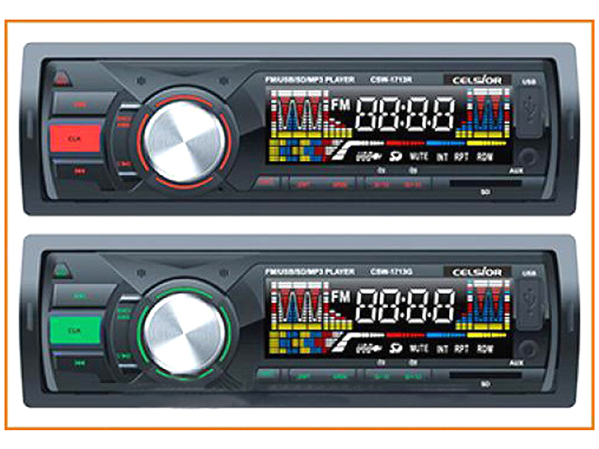 Проигрыватель бездисковый Celsior CSW-1713R (MP3/SD/USB/FM)
