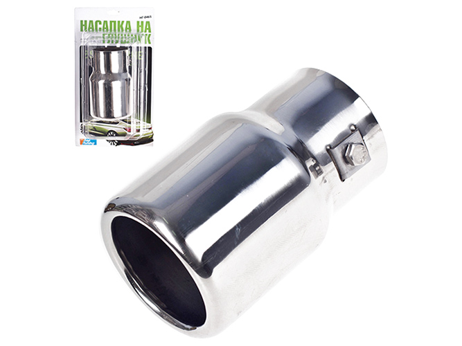 Насадка на глушитель VITOL НГ-0503, вход D64мм, длина 140мм, выход D76мм