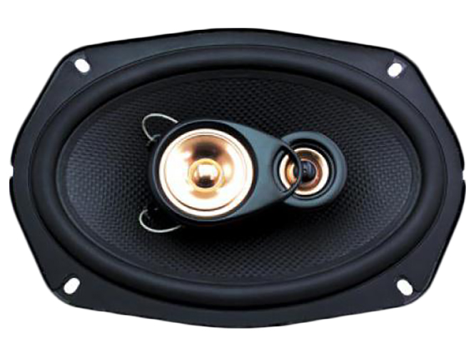 Динамики трехполосные коаксиальные Celsior CS-693C Carbon 6”х9” (15,24x22,86см)