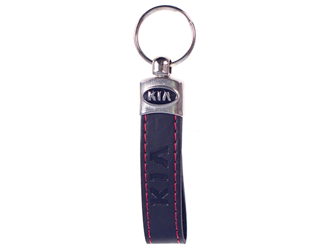 Брелок кожзам. длинный 1шт KIA