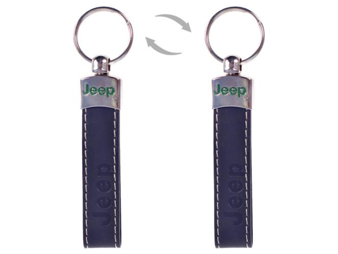 Брелок кожзам. длинный 1шт JEEP