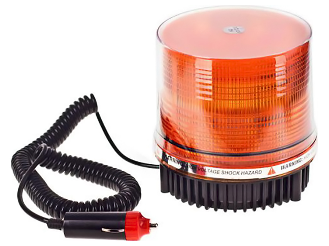 Мигалка желтая, HB-801F Y LED, 12V