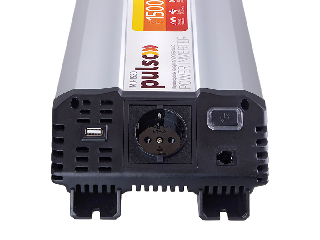 Преобразователь напряжения PULSO IMU-1520 1500W (12V–220V, с USB)