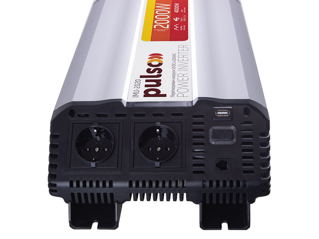 Преобразователь напряжения PULSO IMU-2020 2000Вт (12V–220V, с USB)