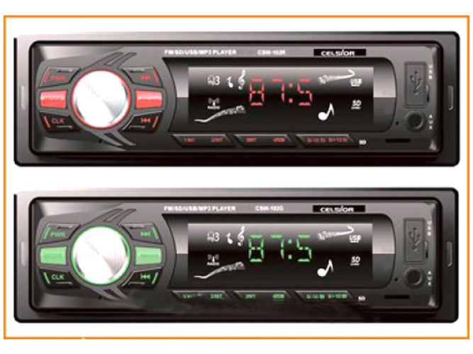 Проигрыватель бездисковый Celsior CSW-102G (MP3/SD/USB/FM)