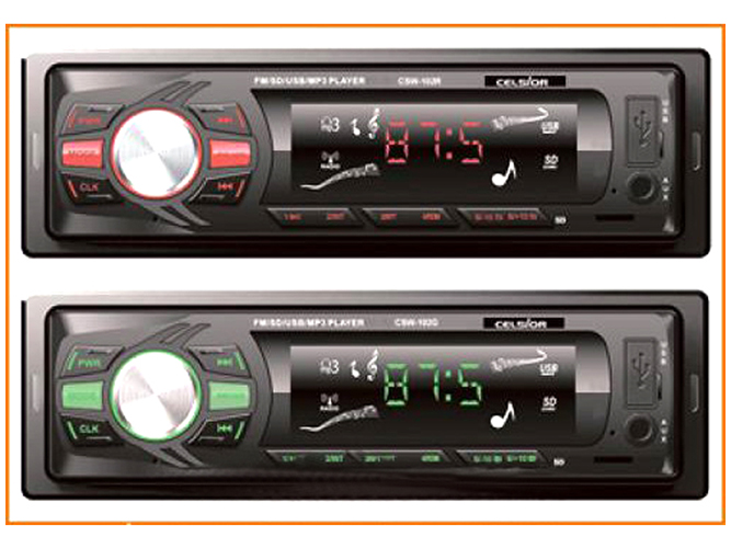 Проигрыватель бездисковый Celsior CSW-102R (MP3/SD/USB/FM)