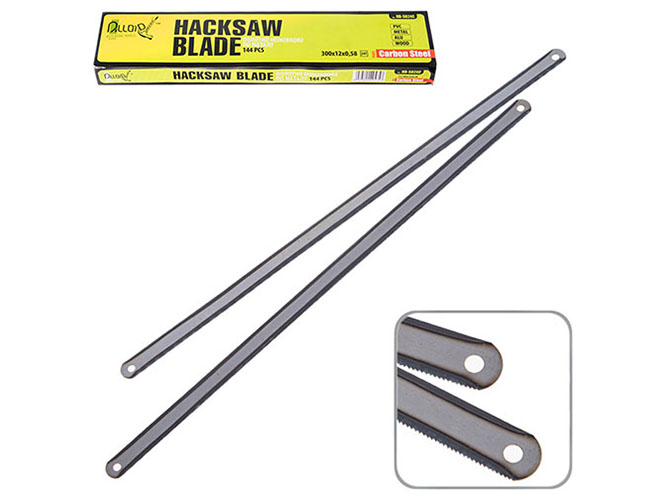 Полотно ножовочное по металлу Carbon Steel Alloid, 300х12х0,58, 24Т, Р6М5