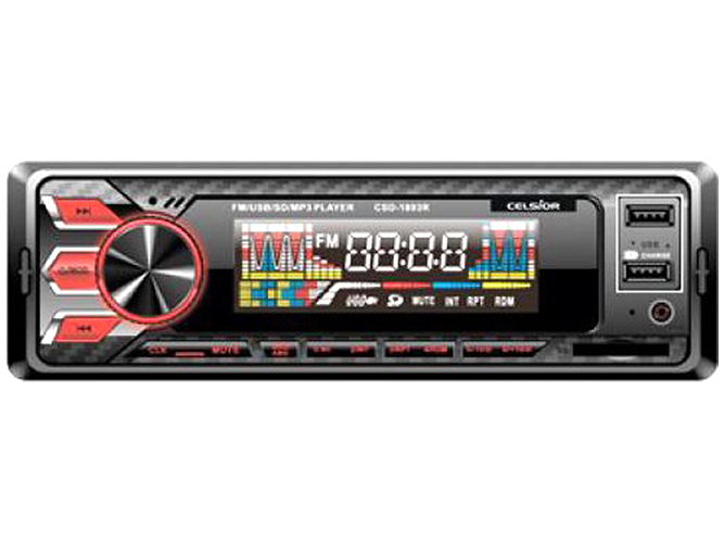 Проигрыватель бездисковый Celsior CSW-1803R (2 USB, MP3/SD/USB/FM)