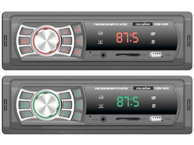 Проигрыватель бездисковый Celsior CSW-182R (MP3/SD/USB/FM)