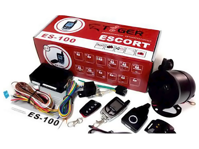 Сигналіз Tiger Escort ES-300, двосторонній, з сиреною