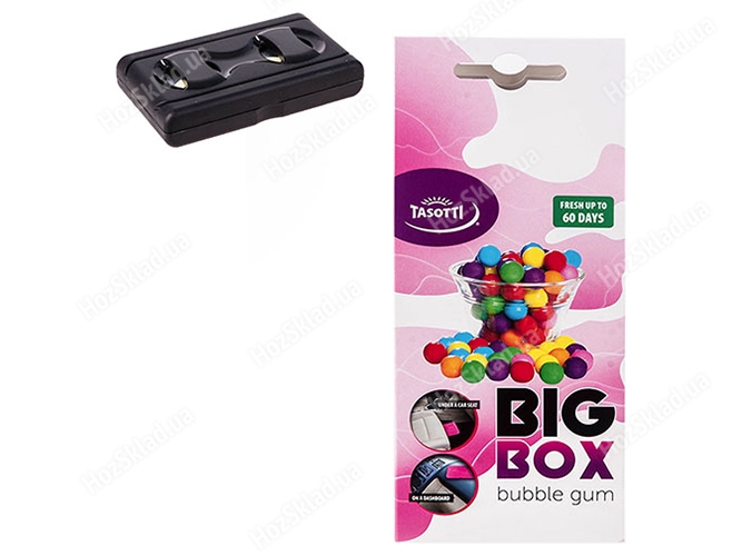 Ароматизатор под сиденье Tasotti Big Box Bubble gum 58г 15744