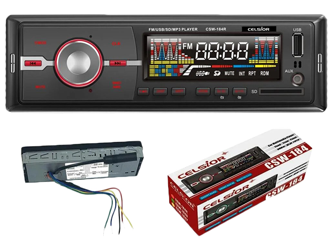 Бездисковый MP3 SD USB FM проигрыватель Celsior CSW-184R