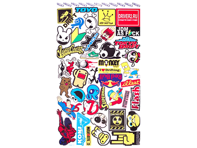 Наклейка Pazzle Sticker Bomb P-11 300х500мм