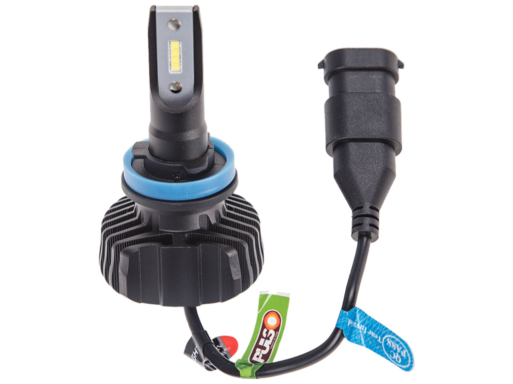 Лампы PULSO S1 PLUS/H11 LED-чипы CSP, 9-32v, 2х20w, 4500Lm, 6500K