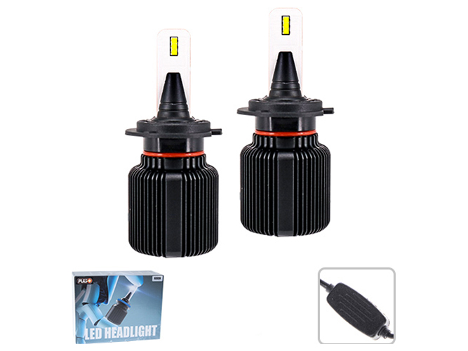 Лампы Pulso J1, H7, LED-chips CSP, 9-32v2x20w, 4000Lm, 6500K