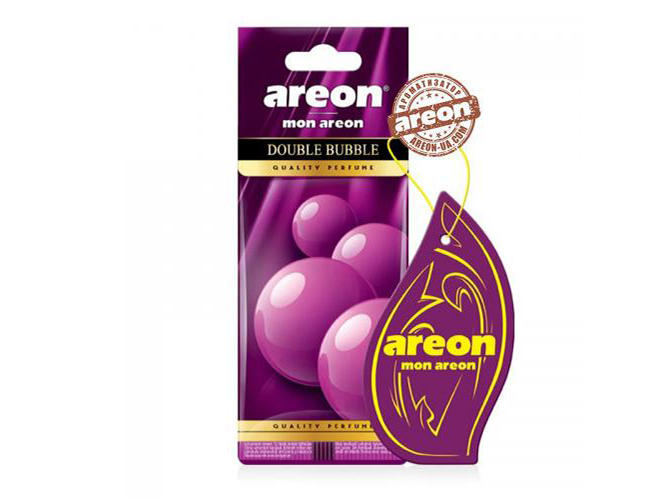 Освіжувач повітря AREON сухий листочок "Mon" Double Bubble