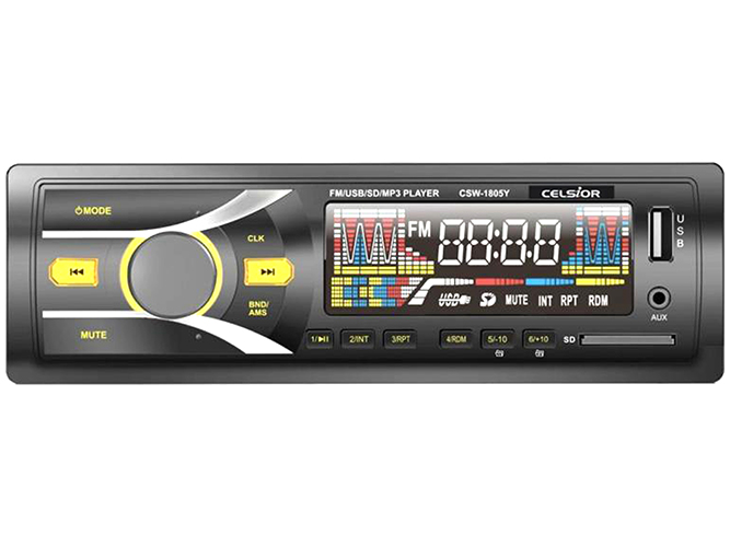 Проигрыватель бездисковый Celsior CSW-1805Y (MP3/SD/USB/FM)
