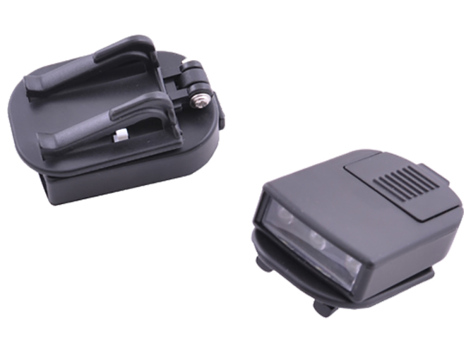Фонарик диодный на кепку Police SB-003-3LED, 2xCR2032, поворот на 180 градусов