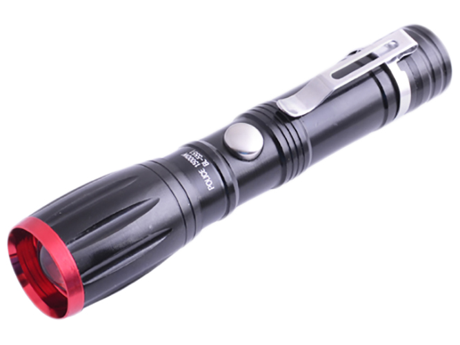 Фонарик диодный Police 5551-LM, 1xAA, zoom