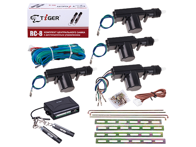 Комплект центрального замка CDL TIGER RC-8 с пультом