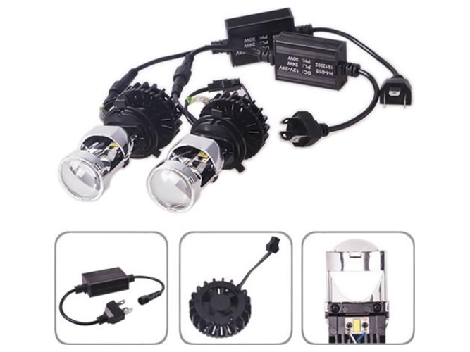 Лампы Pulso L9, H4-H, L, LED-chips CSP, 12v35w, 3000Lm, 5000K