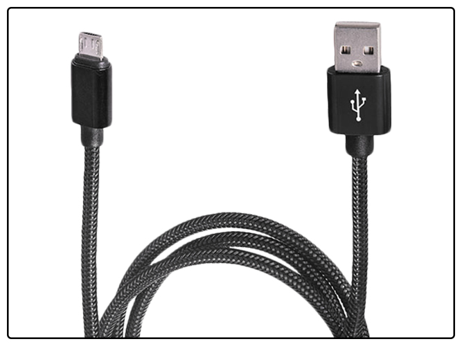 Кабель USB - micro USB Black черный