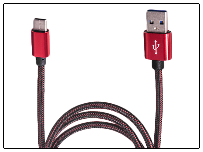 Кабель USB - Type C Red червоний