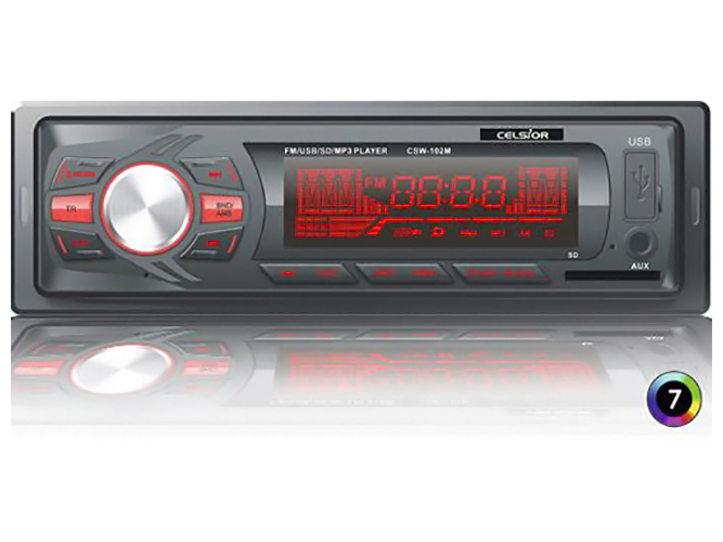 Бездисковий MP3, SD, USB, FM проигрыватель Celsior, CSW-102M