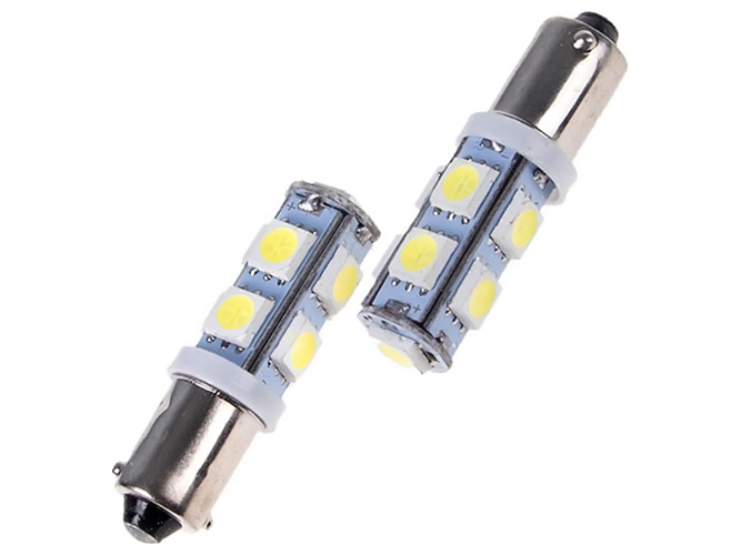 Лампа диодная BA9S-9SMD-5050, 08242