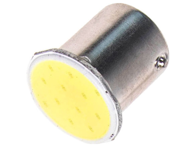 Лампа диодная S25 1156-COB-12 1 контакта, 08479