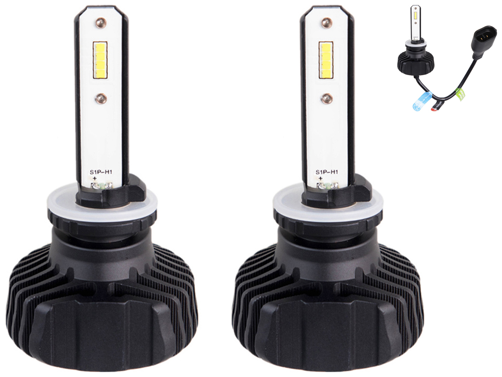 Лампы PULSO S1 PLUS/H27-880/881 LED-чипы CSP, 9-32v,2х20w, 4500Lm, 6000K