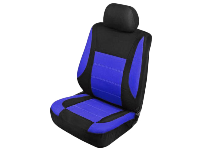 Набор чехлов VSC-191056P-6 "Polyester" передние (цена за набор 6шт) черно-синий