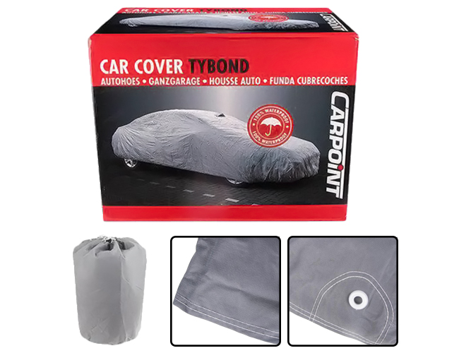 Тент автомобильный CC 14306H M серый Tybond 432х150х126см