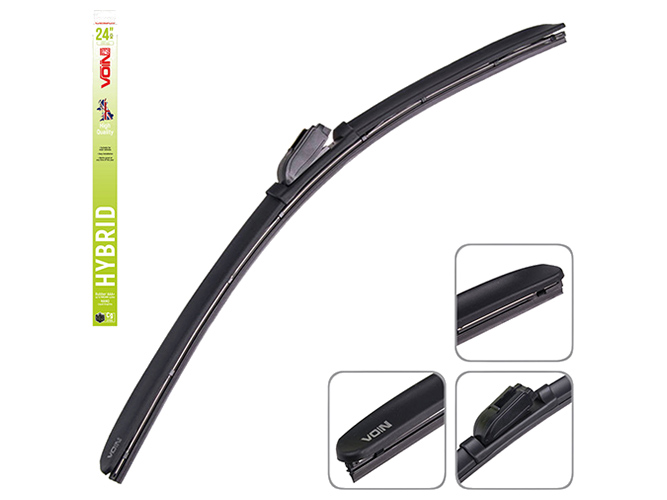 Щетка стеклоочистителя гибридная VOIN HIBRID VH-24600 24"-60см (TPX6M-24")