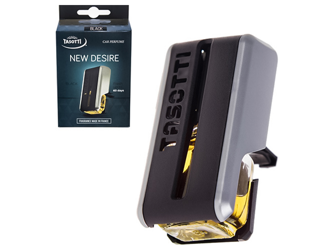 Ароматизатор на дефлектор Tasotti New Desire Black, 8мл (116673)