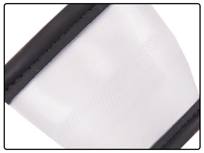 Чехол руля VOIN VLOD-L283 BK/RD размер M (37-39см) черно-красный, перфорированная кожа